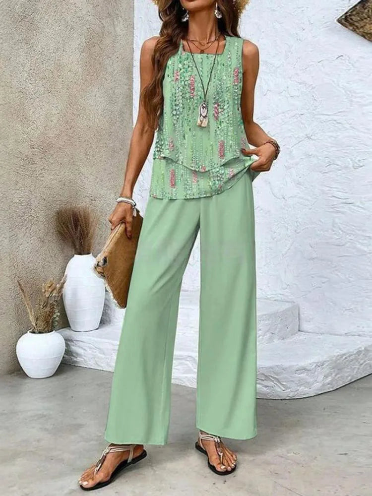 Loungewear Club™ | Ensemble à imprimé tropical