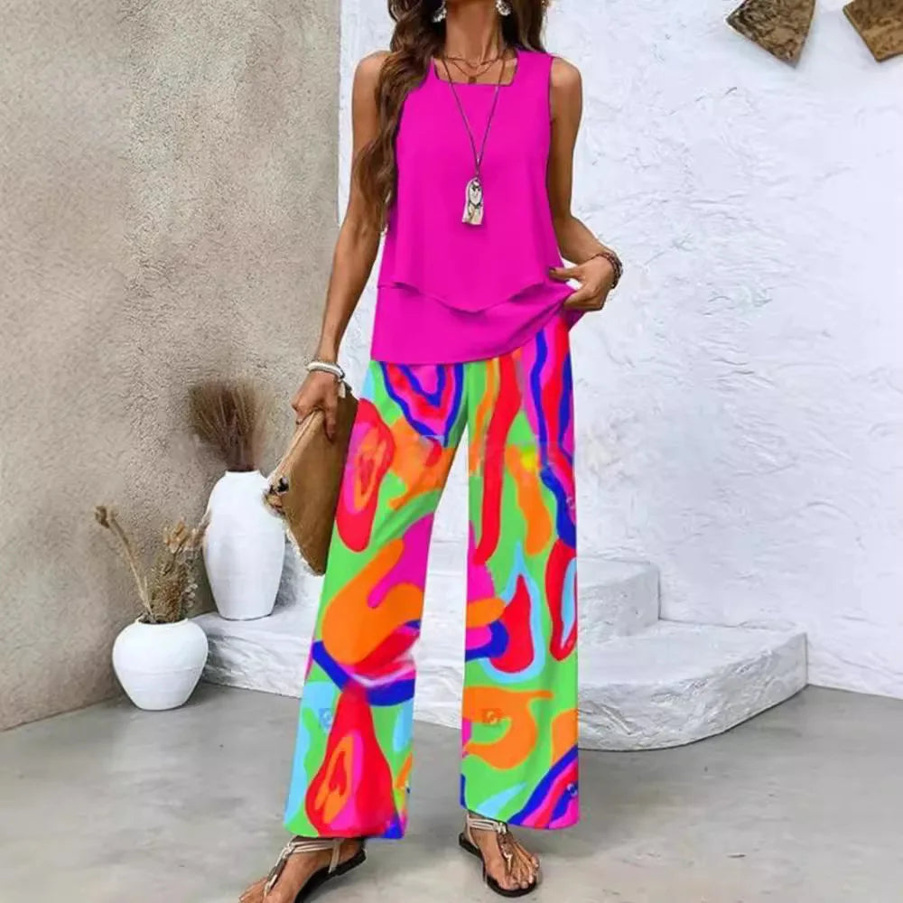 Loungewear Club™ | Ensemble à imprimé tropical