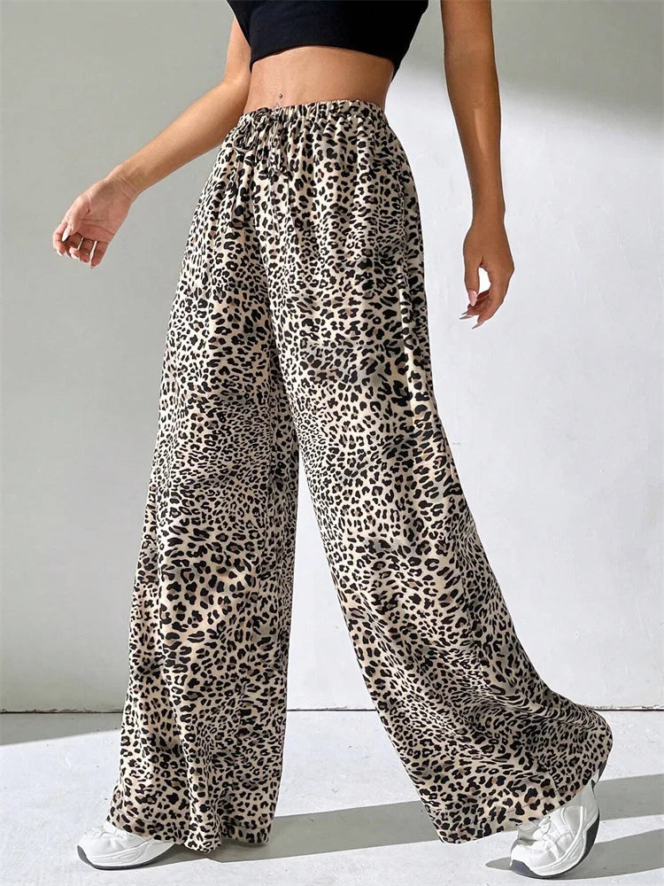 Loungewear Club™ | Pantalon Large Léopard