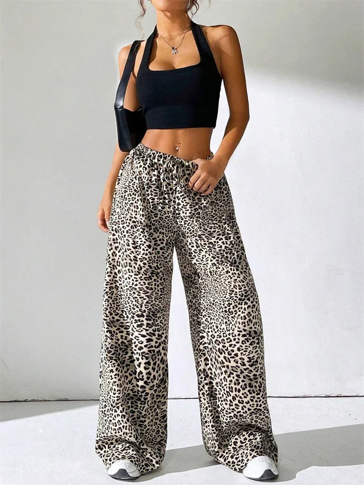 Loungewear Club™ | Pantalon Large Léopard