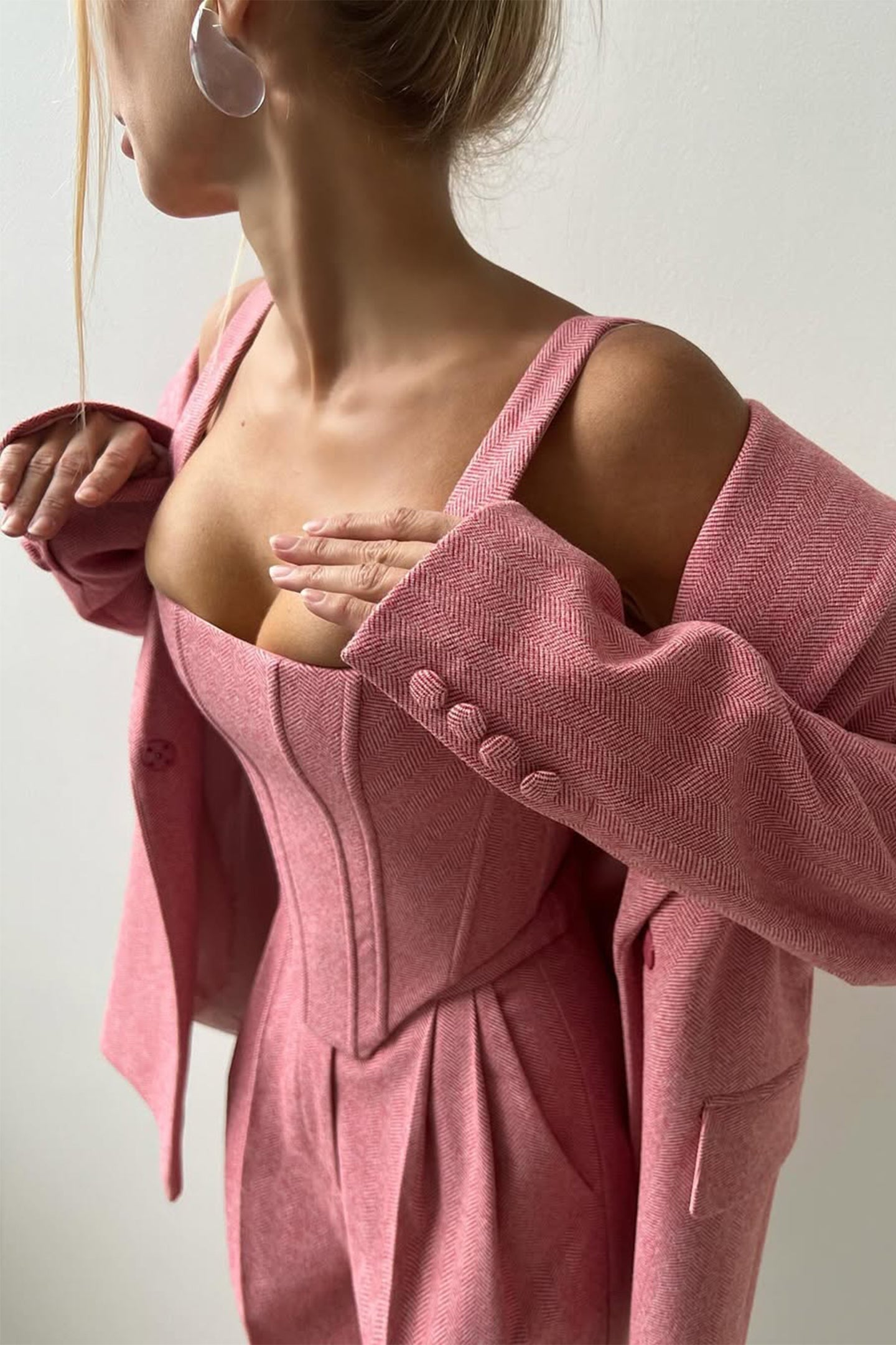 Loungewear Club™ | Ensemble avec blazer à double boutonnage