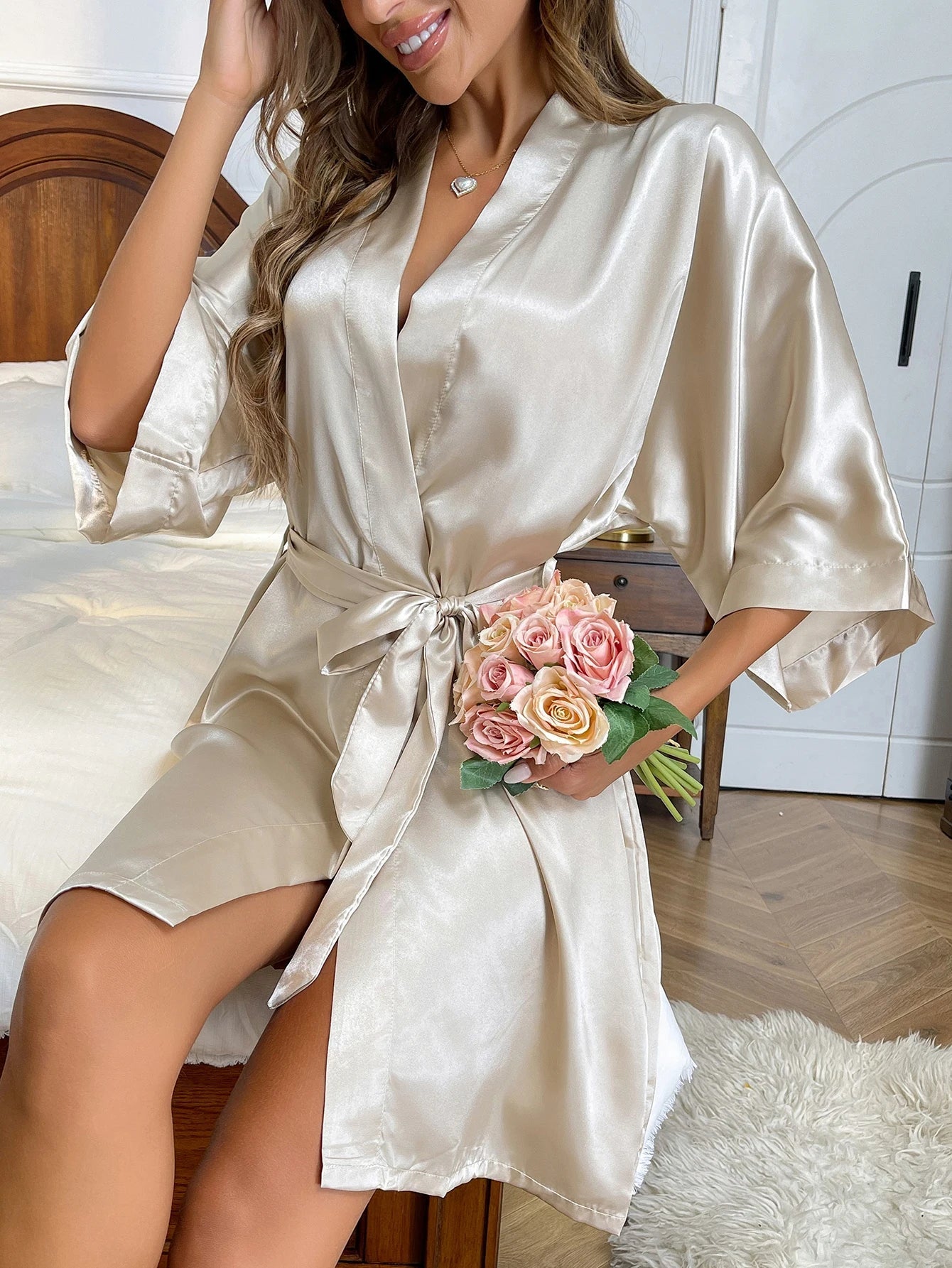 Loungewear Club™️ | Kimono de luxe en satin