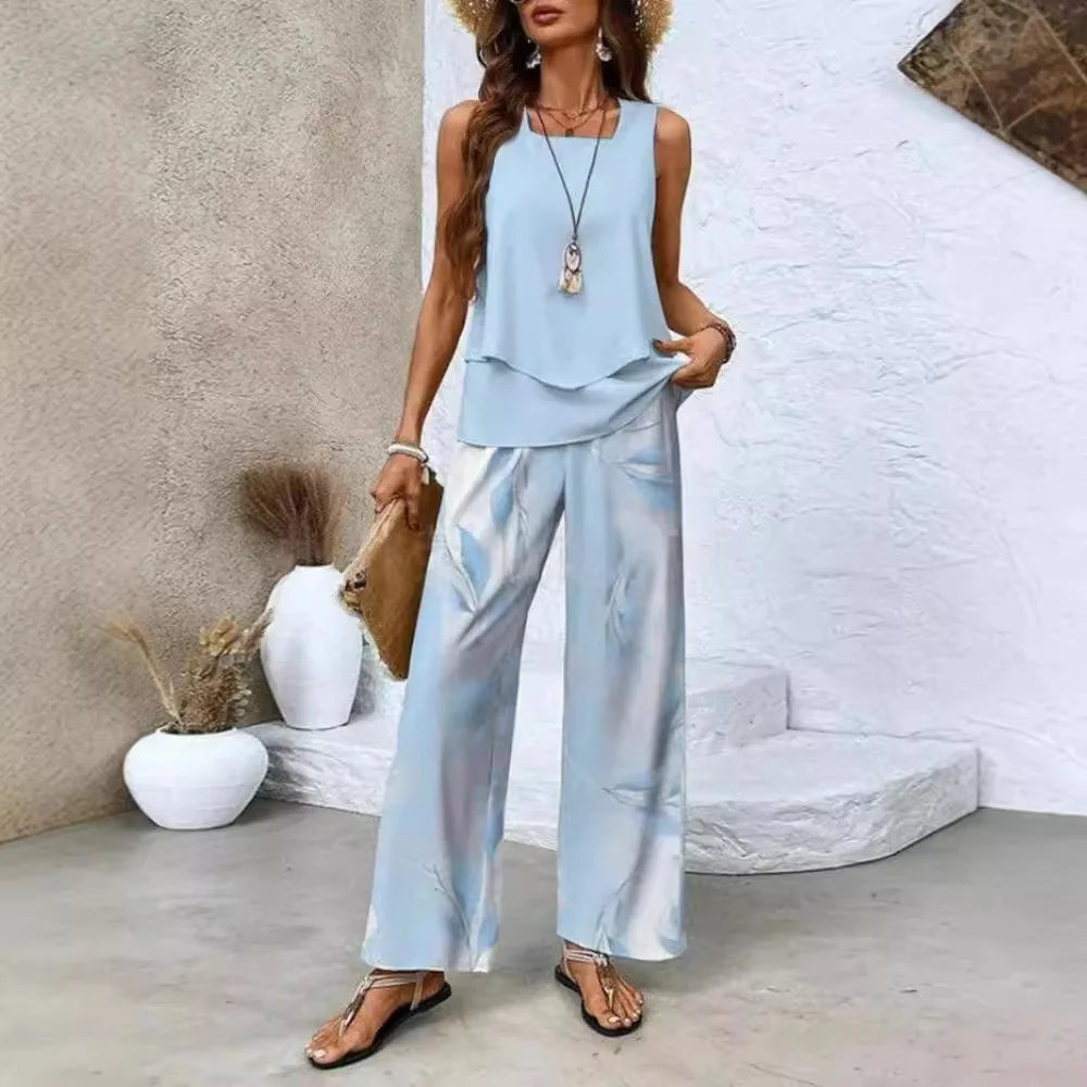 Loungewear Club™ | Ensemble à imprimé tropical