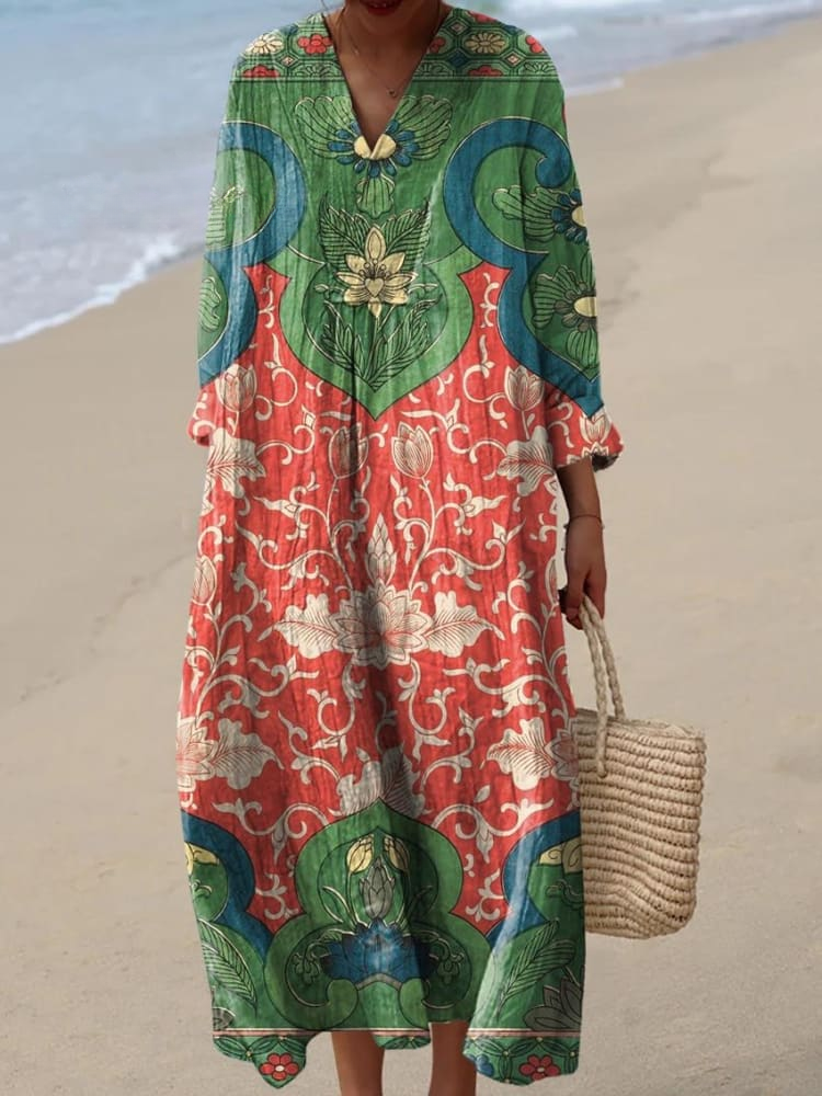 Mallory™ | Robe Imprimée Brise d’Été