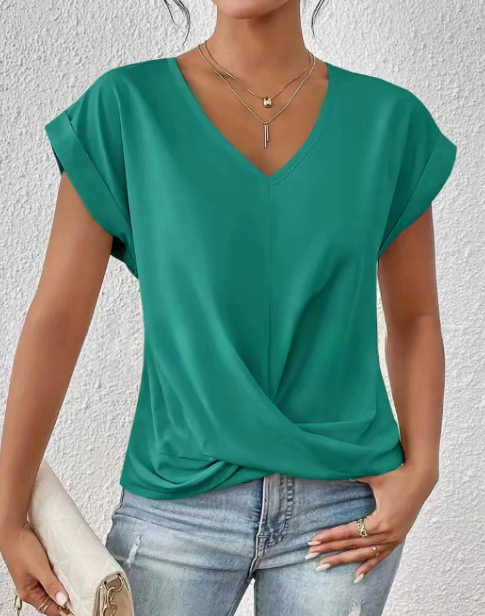 Loungewear Club™️ | T-shirt Col Cœur Décontracté
