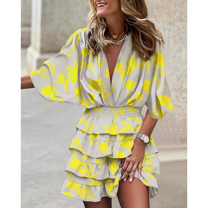 Francesca™ - Robe Imprimée Élégante