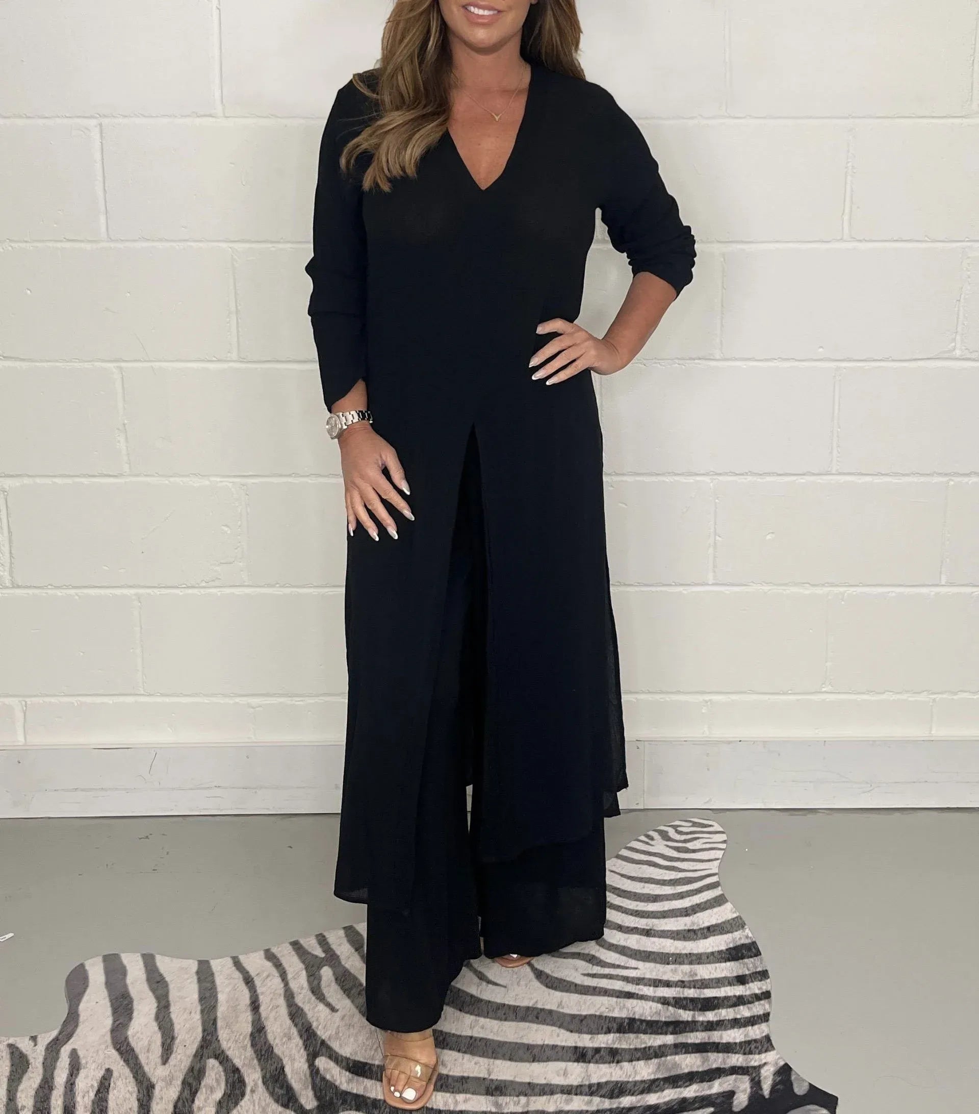 Loungewear Club™ | Ensemble Deux-Pièces Élégant et Fluide