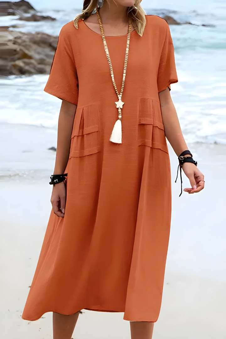 TAYLOR™ - Robe Confortable Couverte au Niveau du Ventre