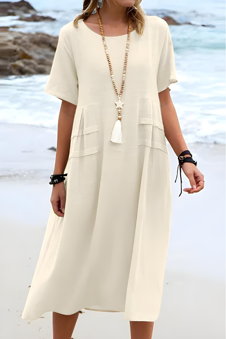 TAYLOR™ - Robe Confortable Couverte au Niveau du Ventre