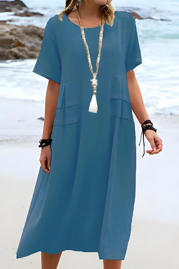 TAYLOR™ - Robe Confortable Couverte au Niveau du Ventre