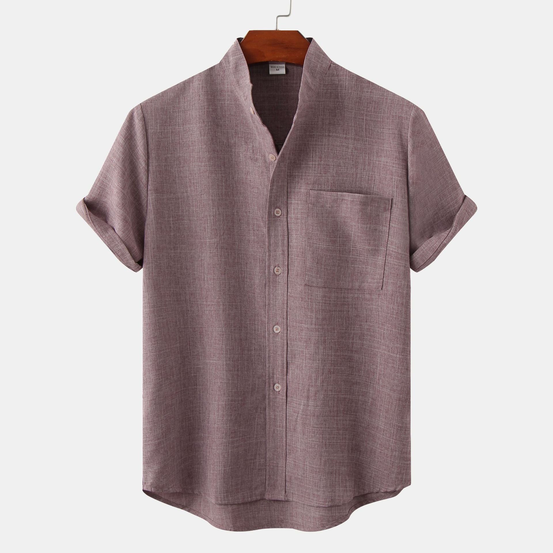 Loungewear Club™ | Chemise en coton unie avec boutons