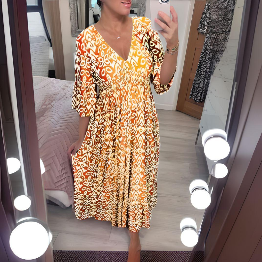 Isabella™ - Robe Imprimée Boho