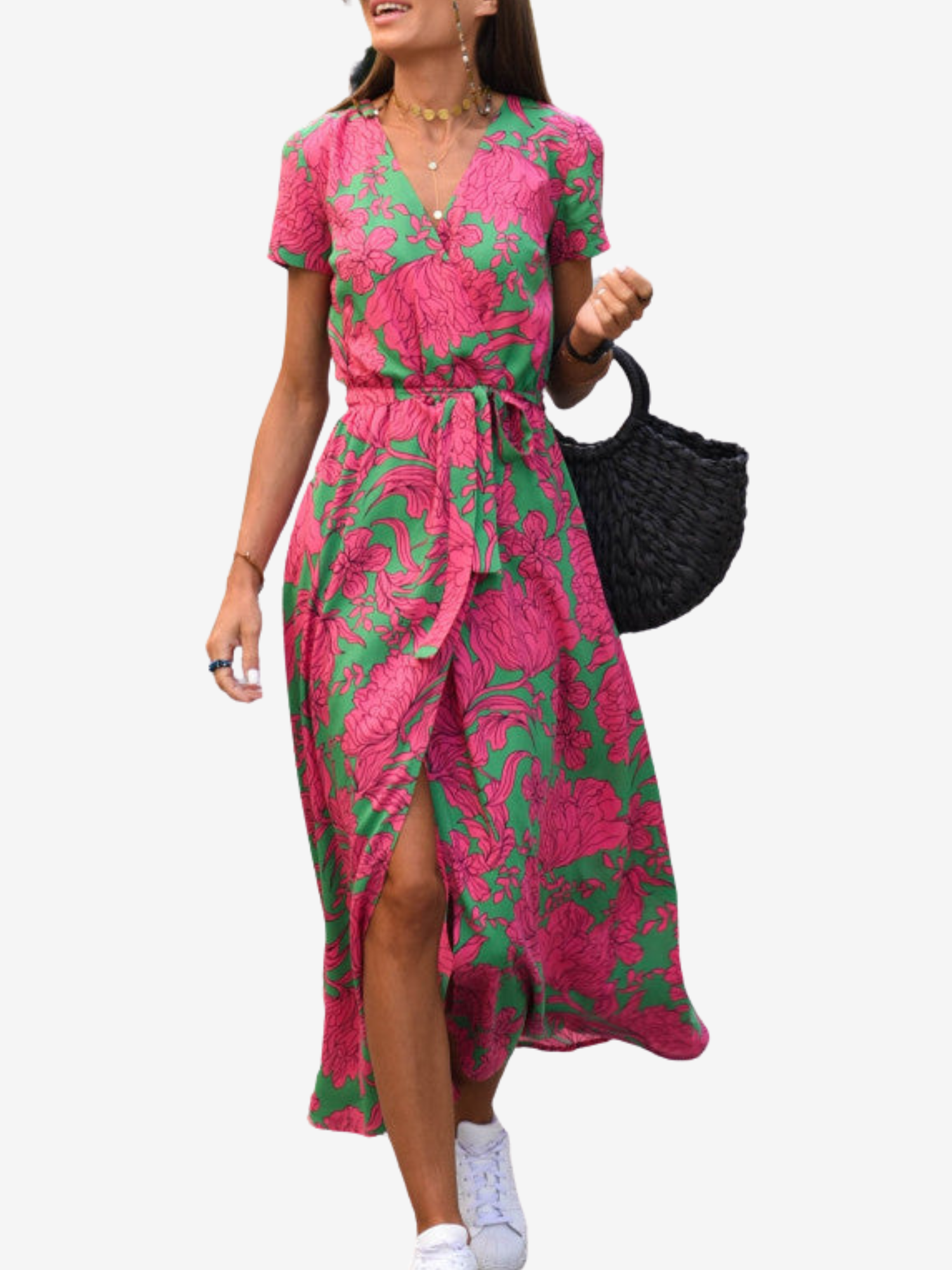 ELODY™ - Robe Élégante Couverte du Ventre