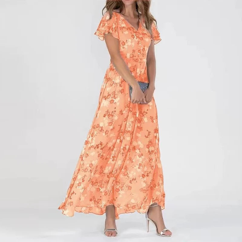 VICTORIA™ - Robe Glamoureuse Couverte du Ventre