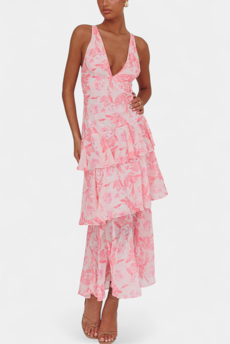 Georgette | Robe avec Décolleté en V