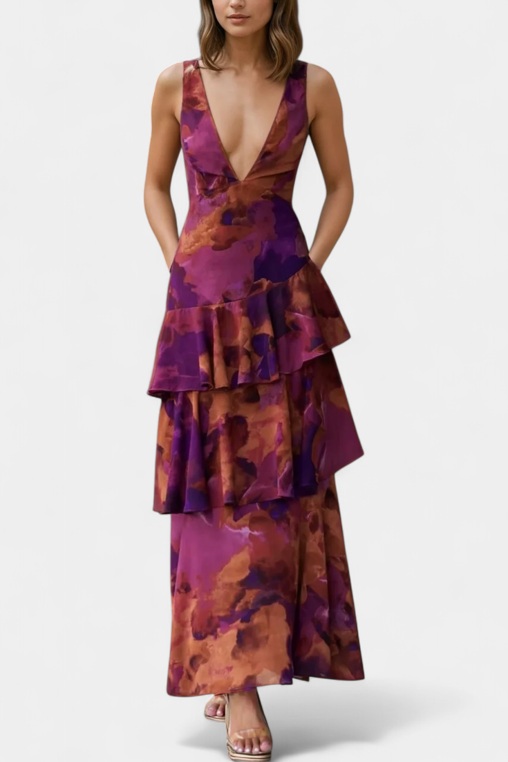 Georgette | Robe avec Décolleté en V