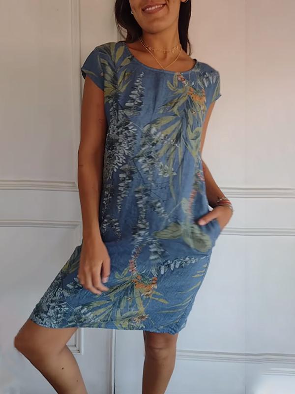 Lillian™ - Robe Imprimée Décontractée