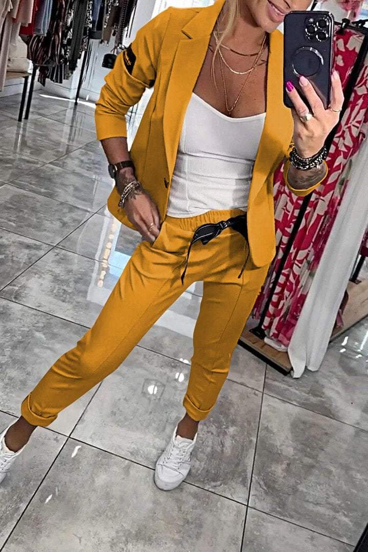 Loungewear Club™ | Ensemble Blazer et Jogger Décontracté
