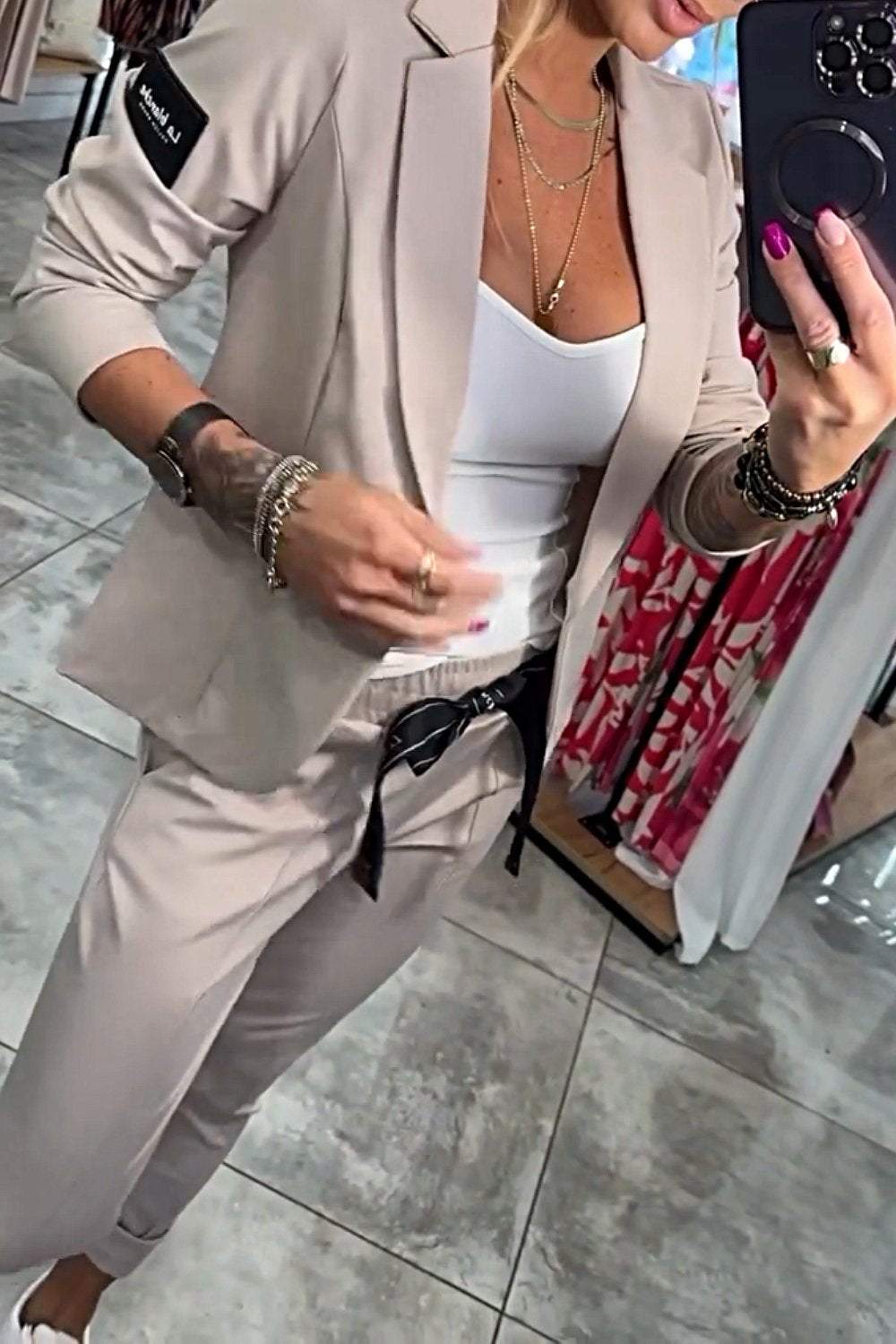 Loungewear Club™ | Ensemble Blazer et Jogger Décontracté