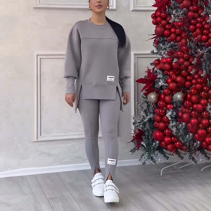Loungewear Club™ | Ensemble Sweatshirt et Leggings Décontracté
