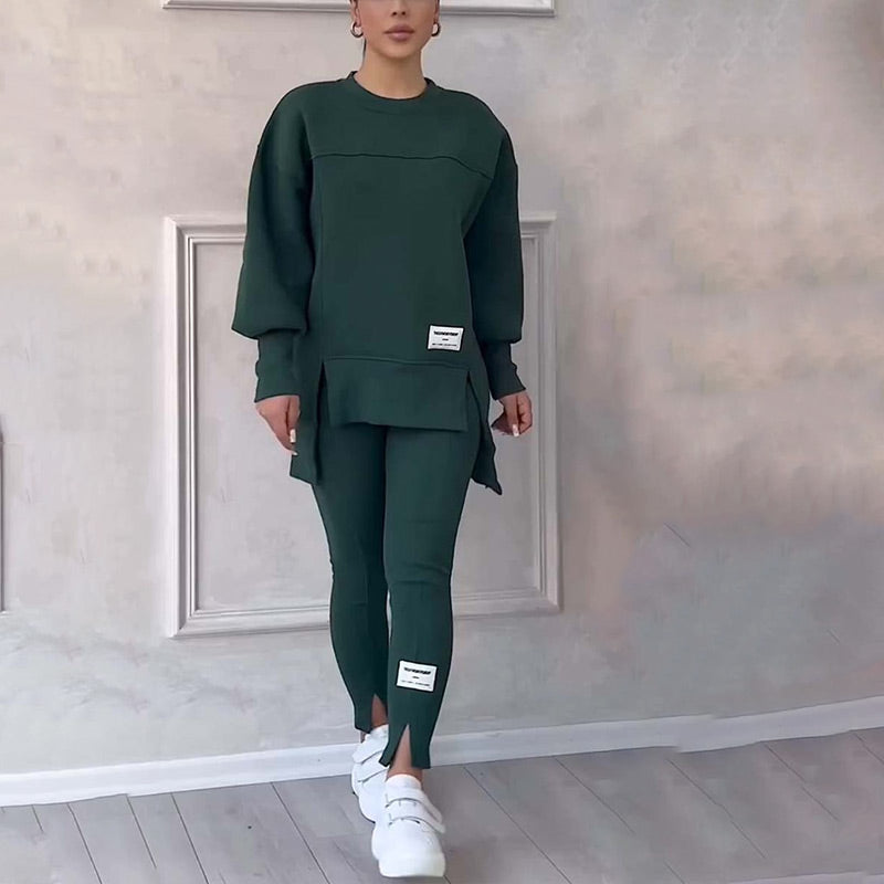 Loungewear Club™ | Ensemble Sweatshirt et Leggings Décontracté