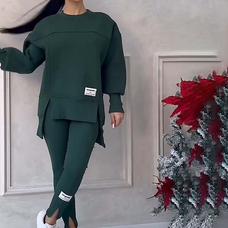 Loungewear Club™ | Ensemble Sweatshirt et Leggings Décontracté