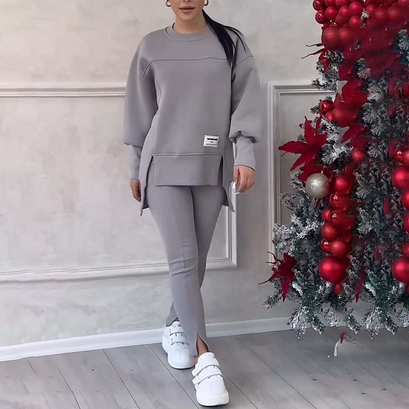 Loungewear Club™ | Ensemble Sweatshirt et Leggings Décontracté