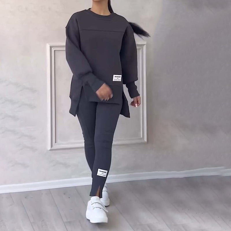 Loungewear Club™ | Ensemble Sweatshirt et Leggings Décontracté