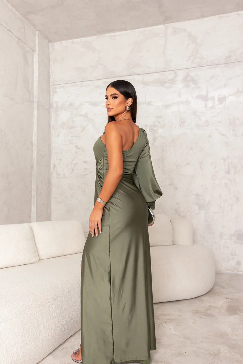 Alison - Robe Maxi Élégante à Fente