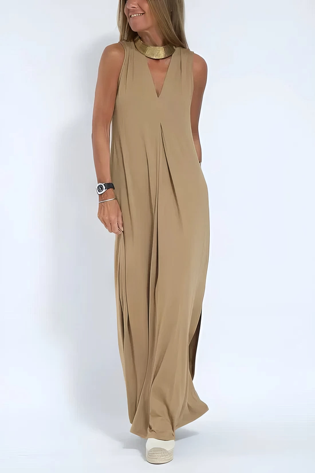 Elise | Robe Longue Élégante avec Cardigan Offert