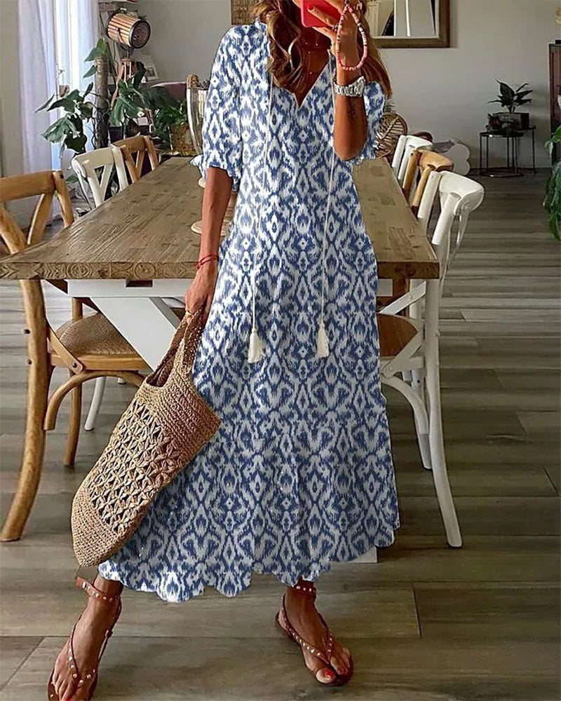 Dianna™ - Robe Bohème avec Couverture du Ventre