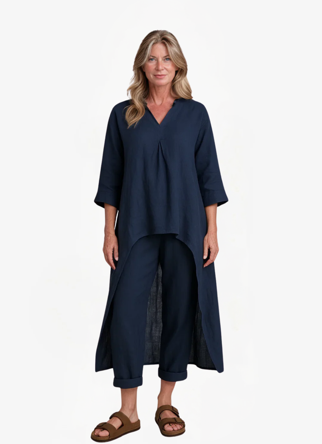 Loungewear Club™ | Ensemble de tunique à couches décontracté