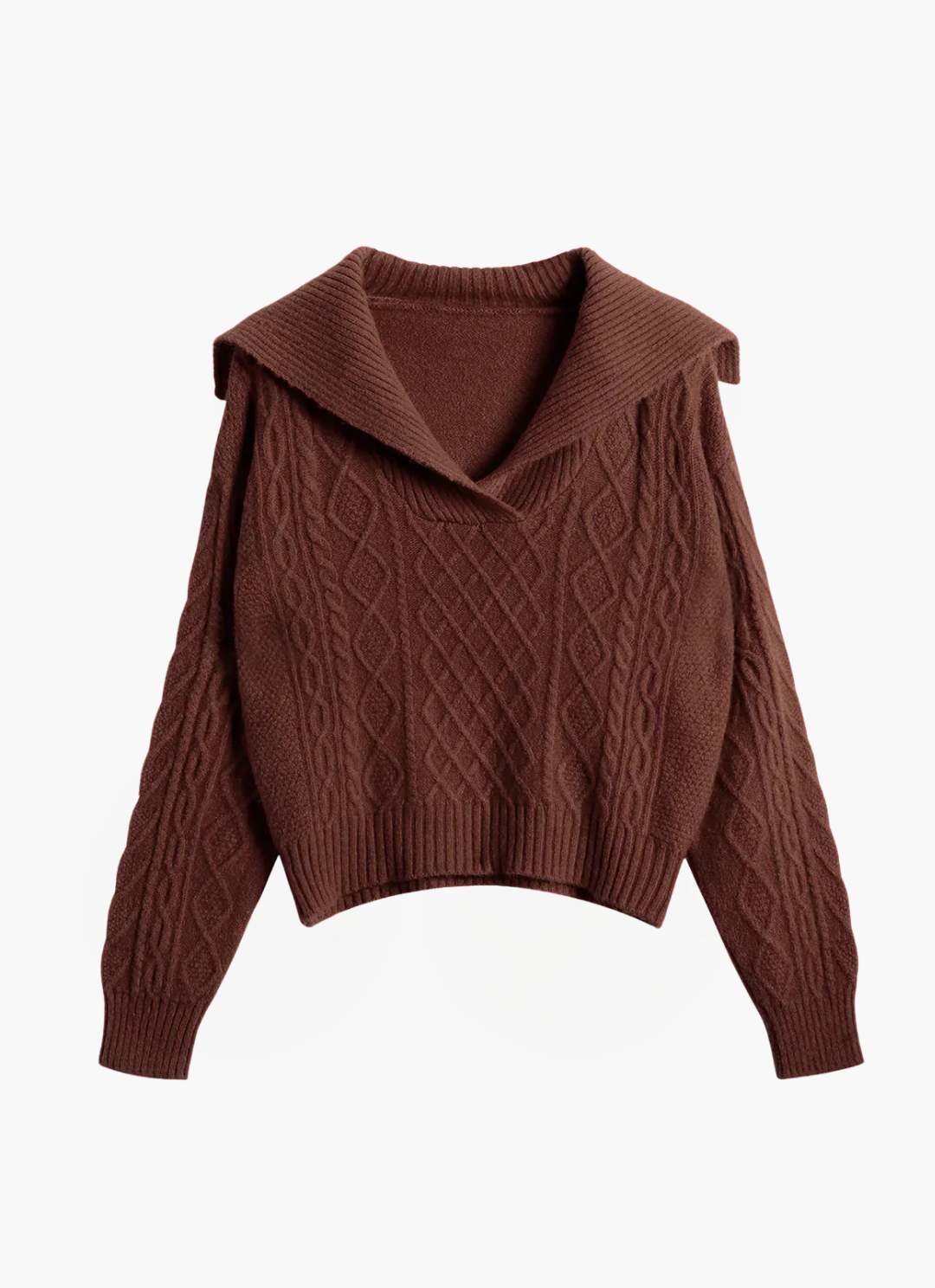 Loungewear Club™ | Toujours Amoureuse Pull Tricot Bordeaux