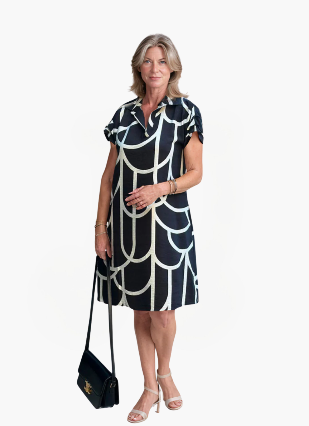 Loungewear Club™ | Robe polo avec imprimé graphique