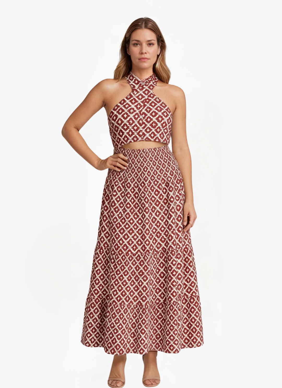 Loungewear Club™ | Ensemble à col halter au look de fleurs du désert