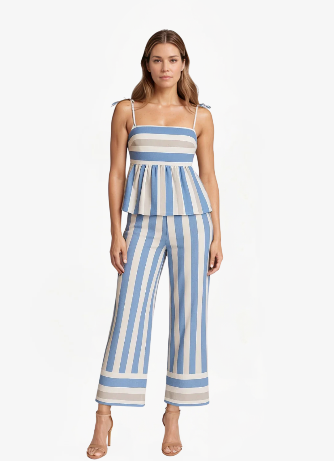 Loungewear Club™ | Ensemble d'été à rayures Riviera