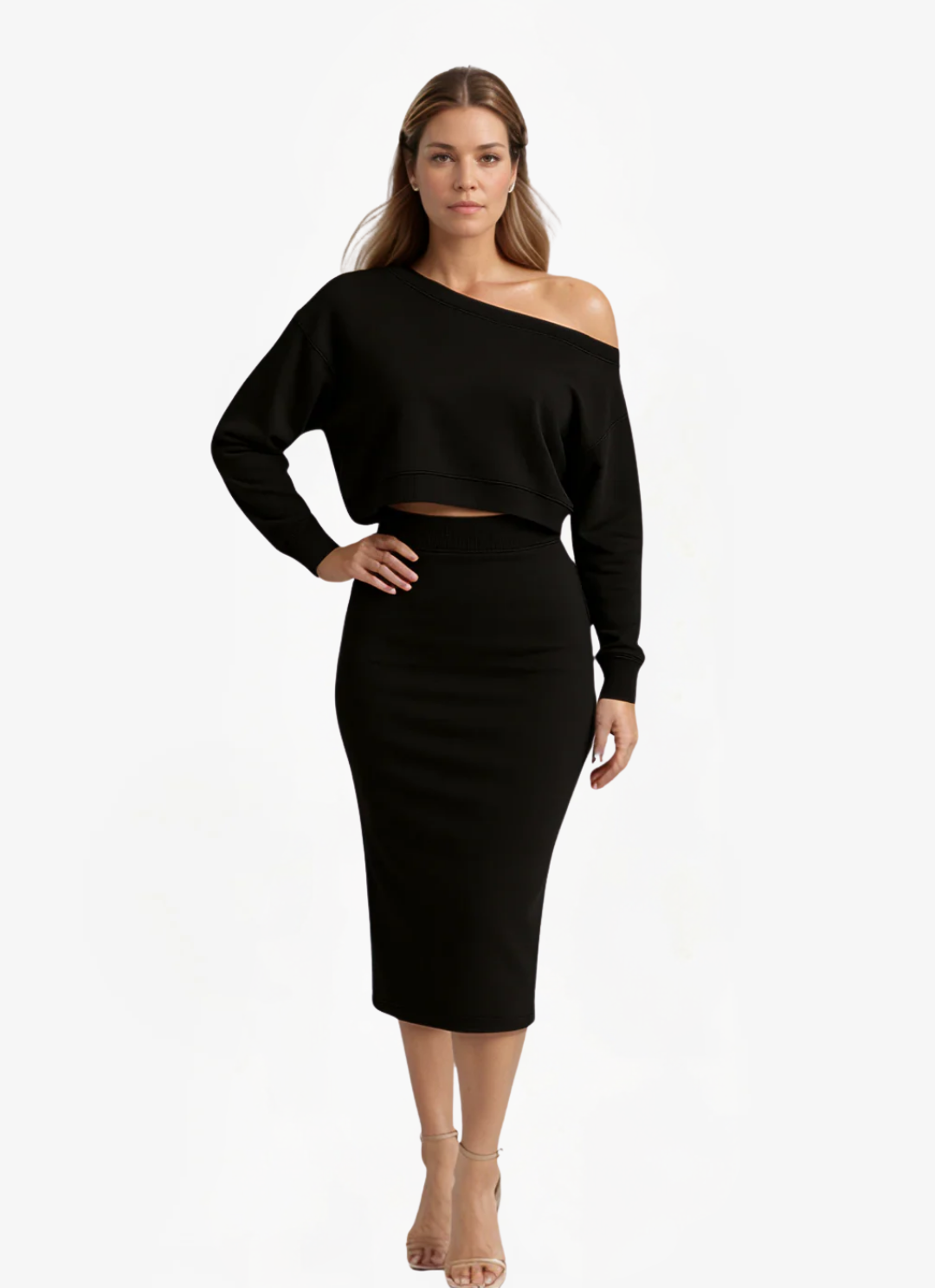 Loungewear Club™ | Ensemble Deux-Pièces Off-Shoulder