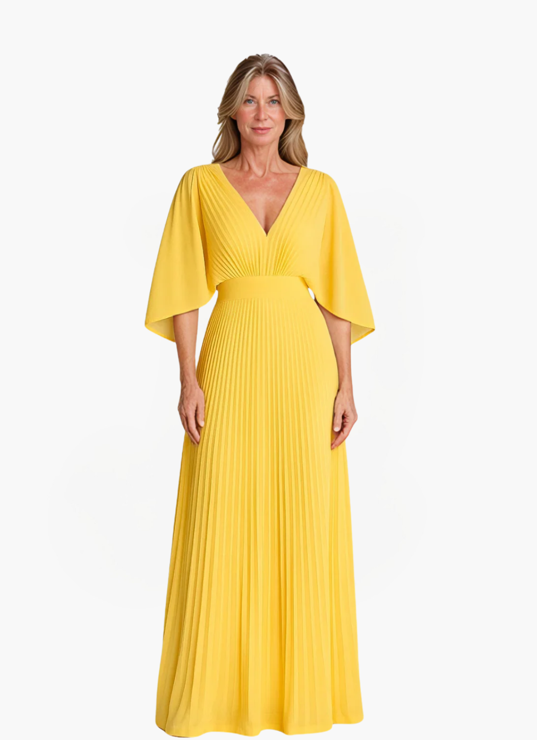 Loungewear Club™ | Robe Plissée Heure Dorée