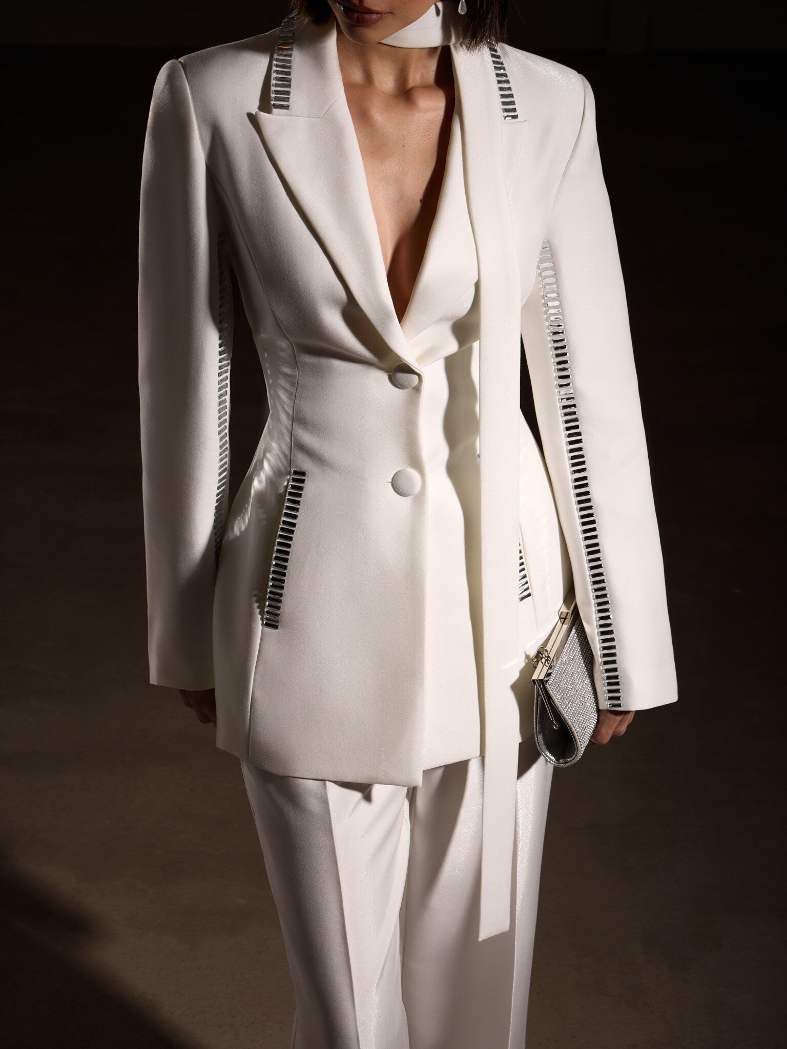 Loungewear Club™️ | Pantalon avec décorations argentées