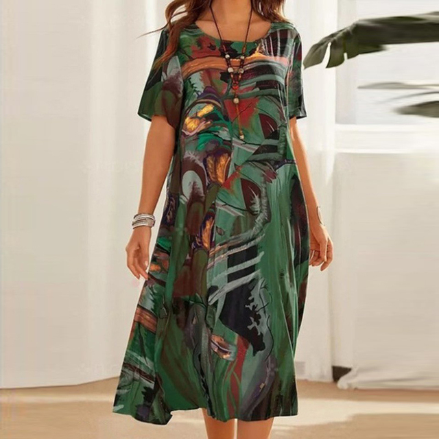Abigail™ - Robe Imprimée Confortable