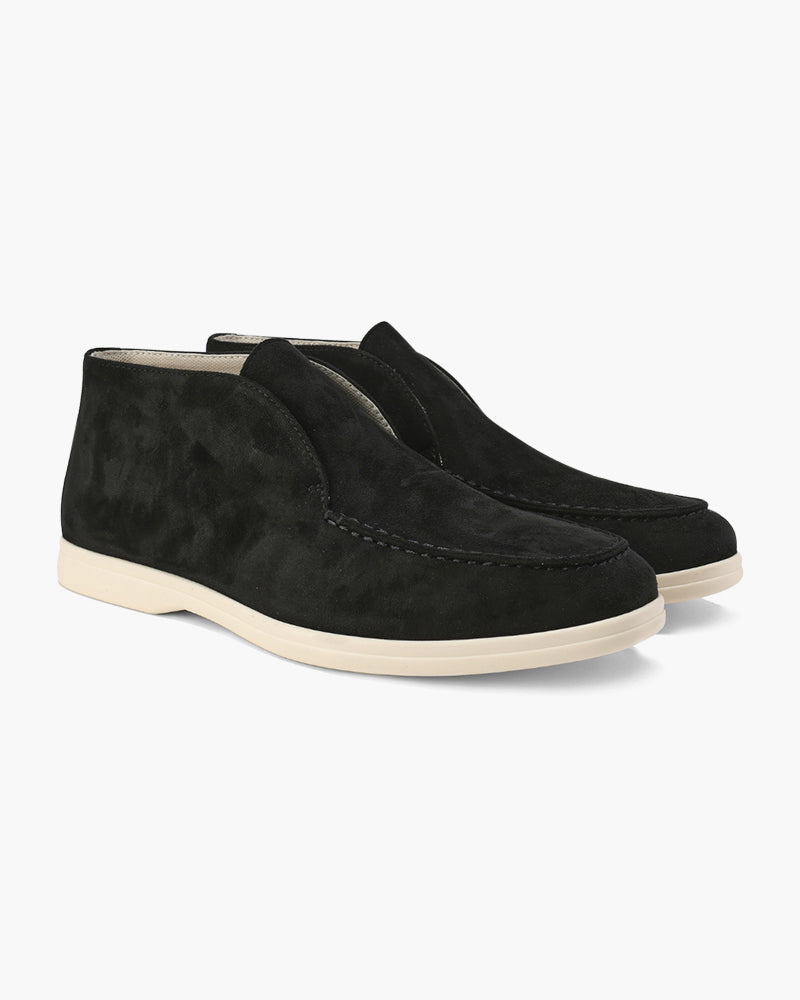 Loungewear Club™ | Mocassins en Daim Haut