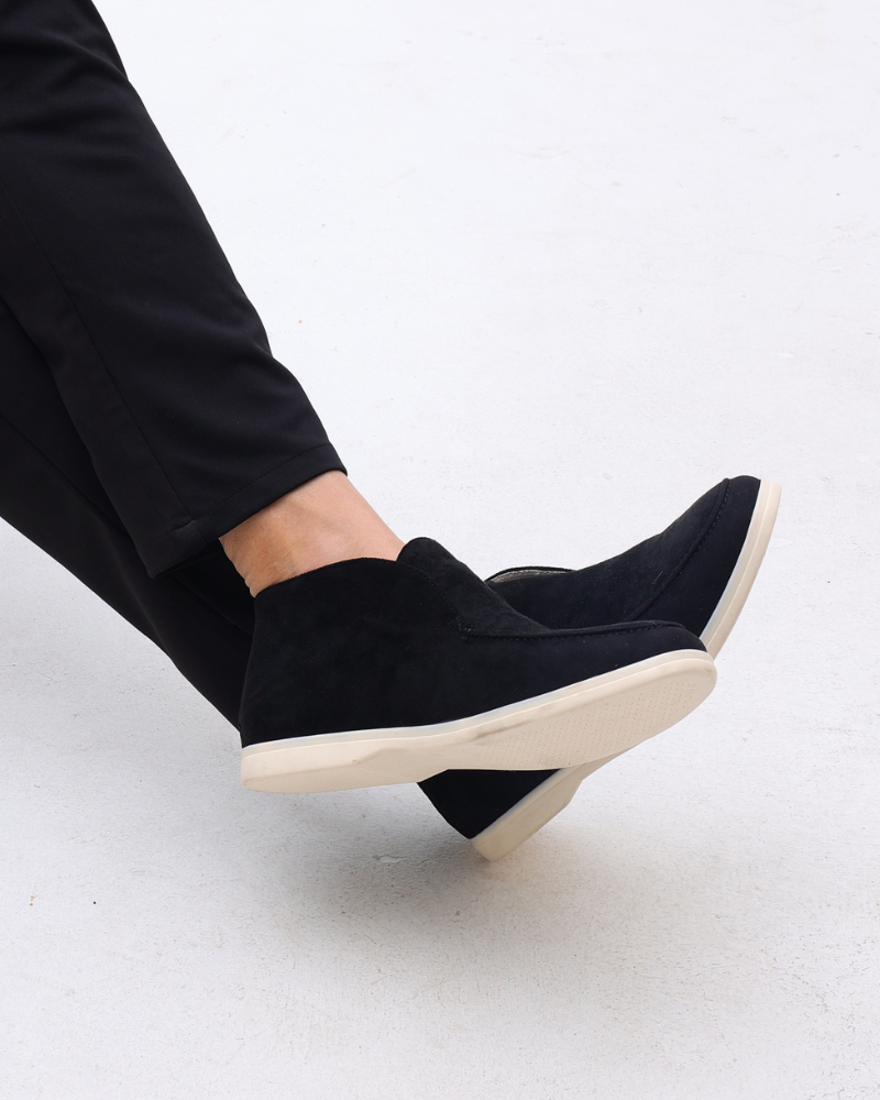 Loungewear Club™ | Mocassins en Daim Haut