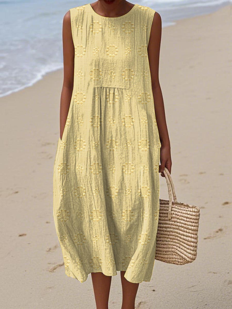 Élodie | Robe Chic Sans Manches