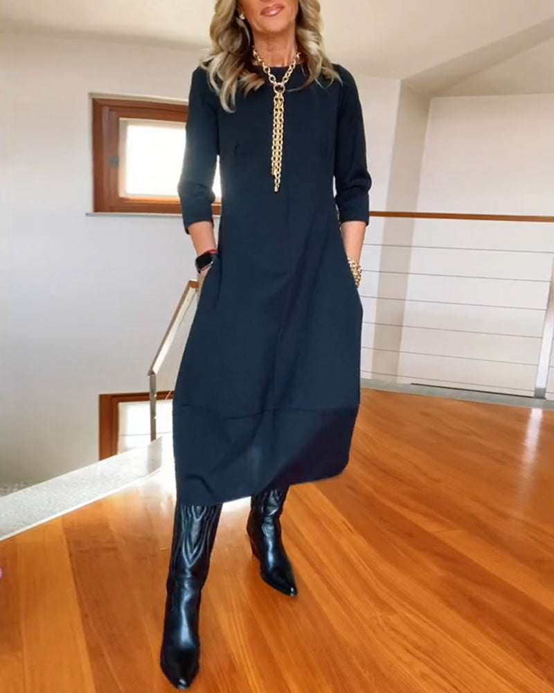Loungewear Club™ | Robe Midi Élégante