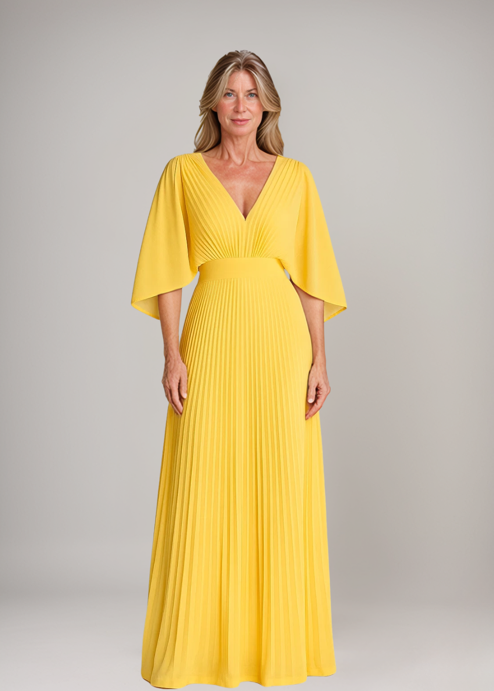 Loungewear Club™ | Robe Plissée Heure Dorée