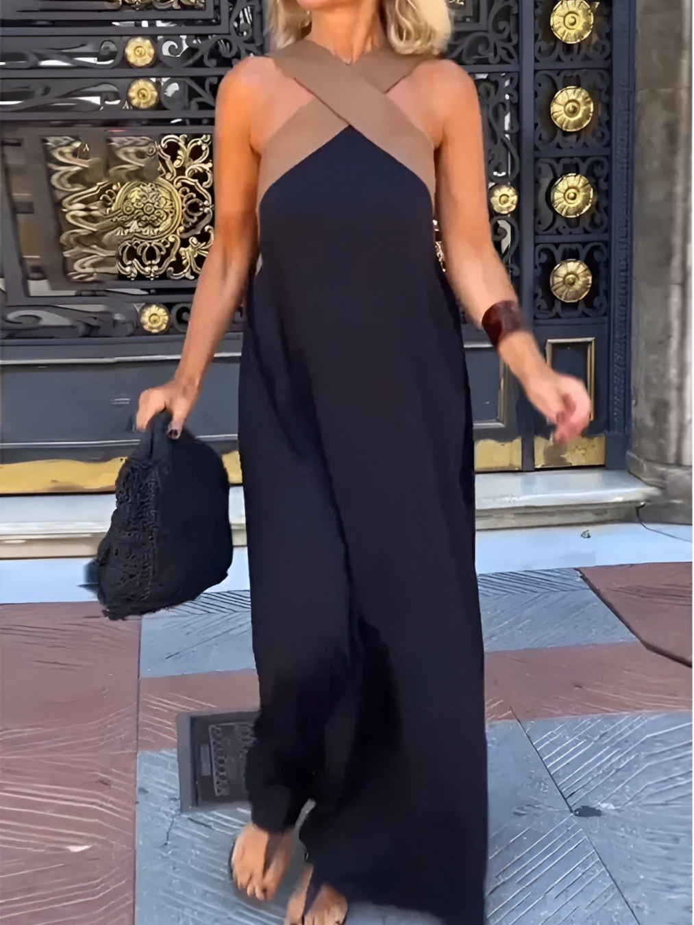 Delphine - robe à forme croisée