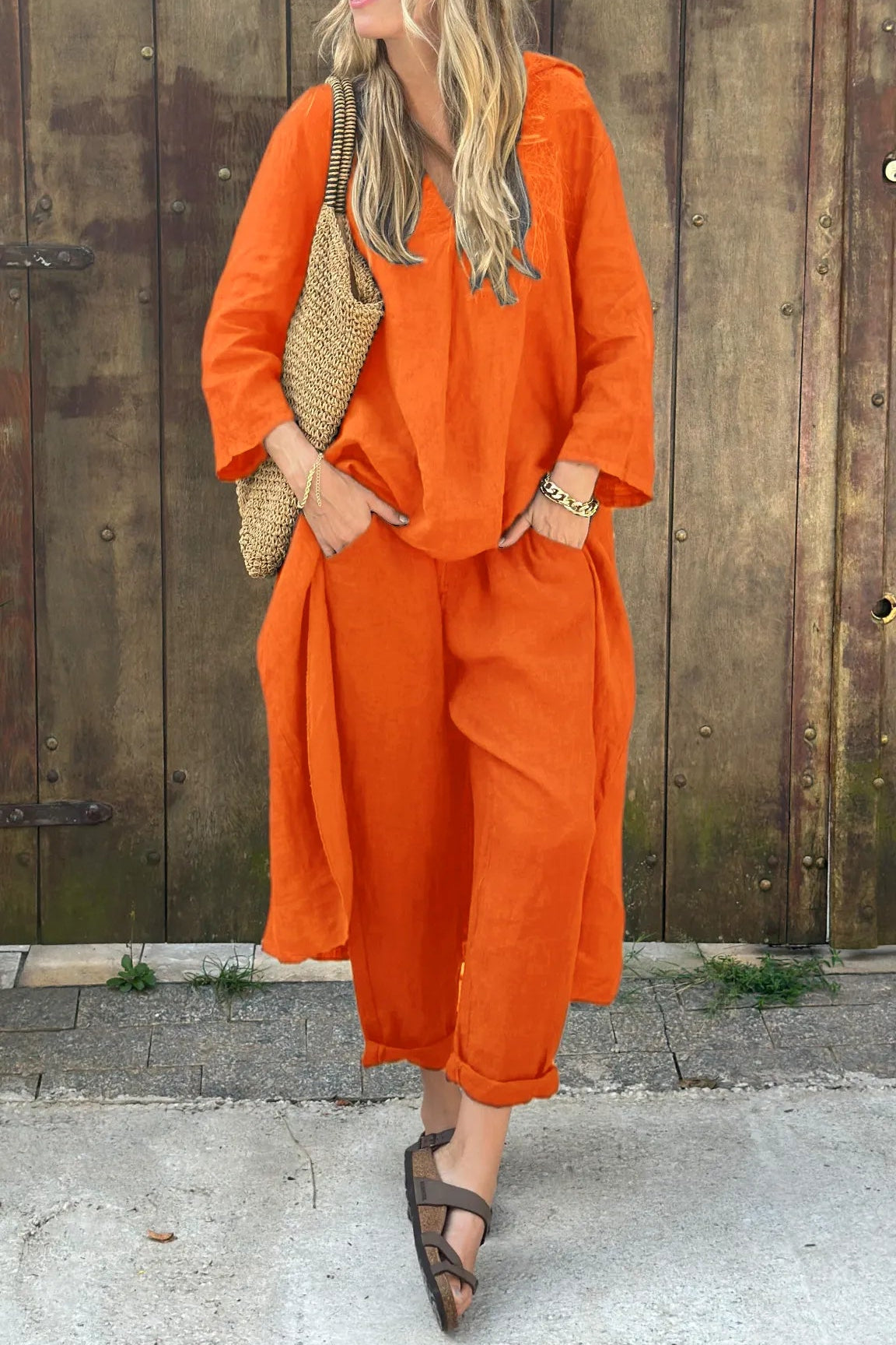 Loungewear Club™ | Ensemble de tunique à couches décontracté