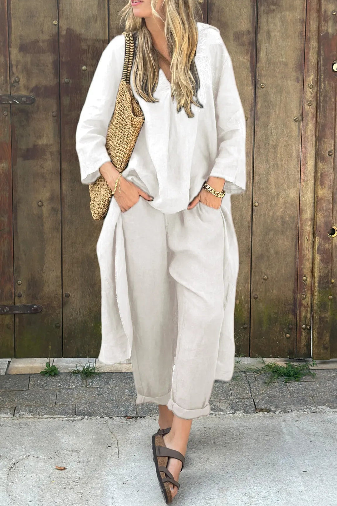 Loungewear Club™ | Ensemble de tunique à couches décontracté