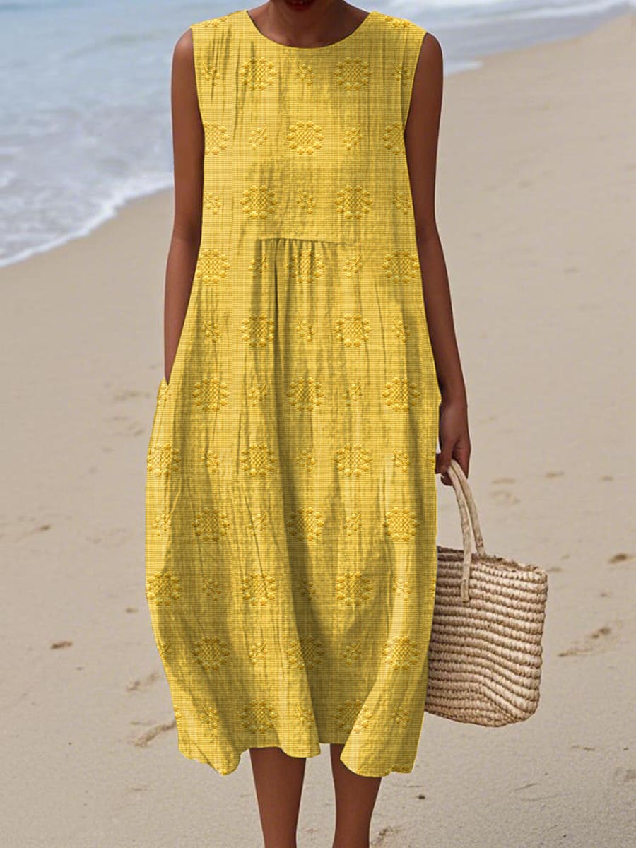 Élodie | Robe Chic Sans Manches