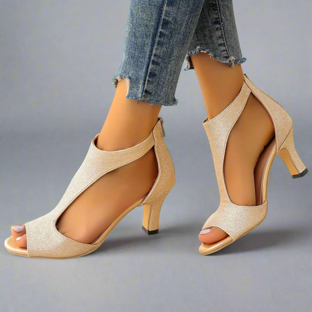 Heidrun™ | Eleganti Sandali con Tacco Confortevoli